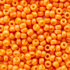 Miyuki rocailles Perlen 8/0 - Duracoat opaque kumquat 8-4454